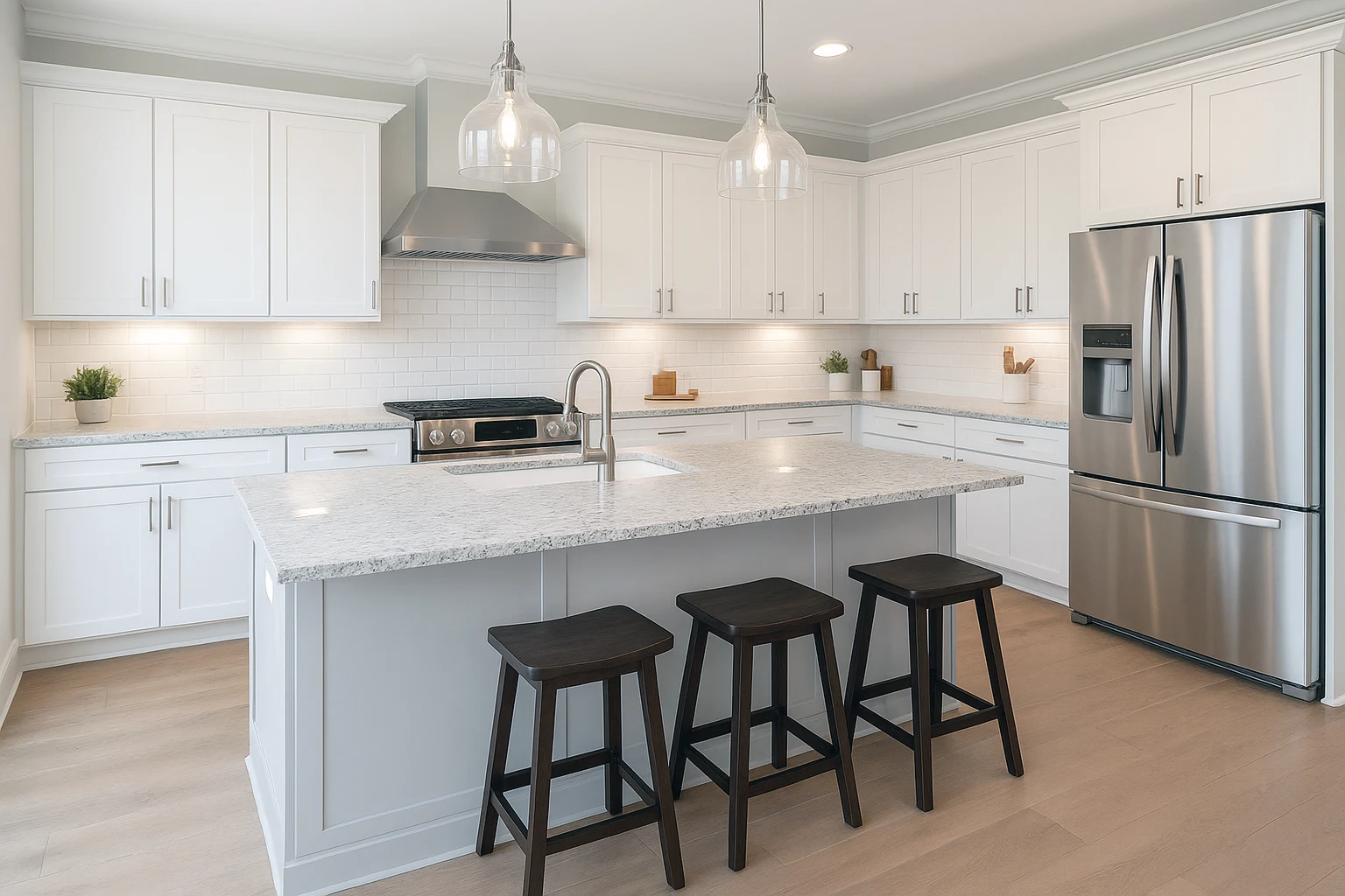 Find the Best Kitchen Remodel Near Me in Kennesaw 4 M3 Kitchen Remodel Near Me Kennesaw Georgia White Granite